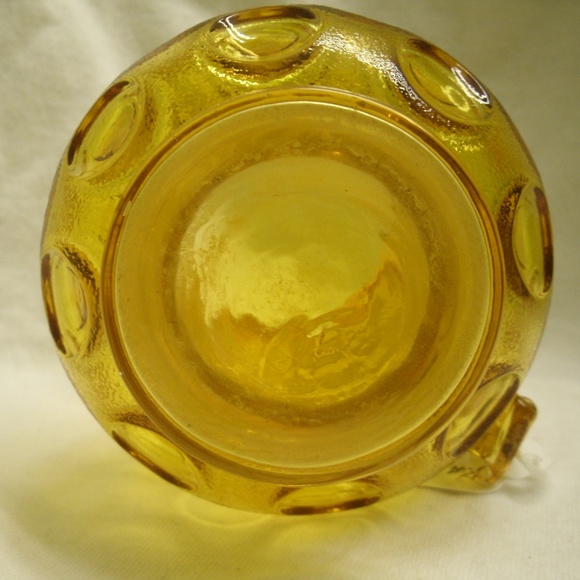 Vintage Kanawha Glass Thumbprint Pitcher Creamer - Picture 7 of 8